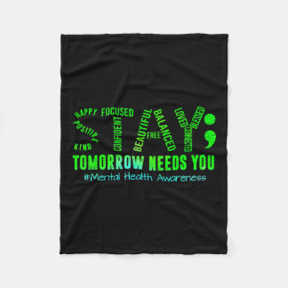 Cobertor De Velo Fique Amanhã Precisa De Sua Saúde Mental E Consciê