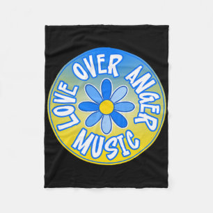 Cobertor De Velo Fique Com a Ucrânia Amor Sobre a Música da Ira 3