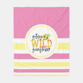 Cobertor De Velo Fique Selvagem Girassol