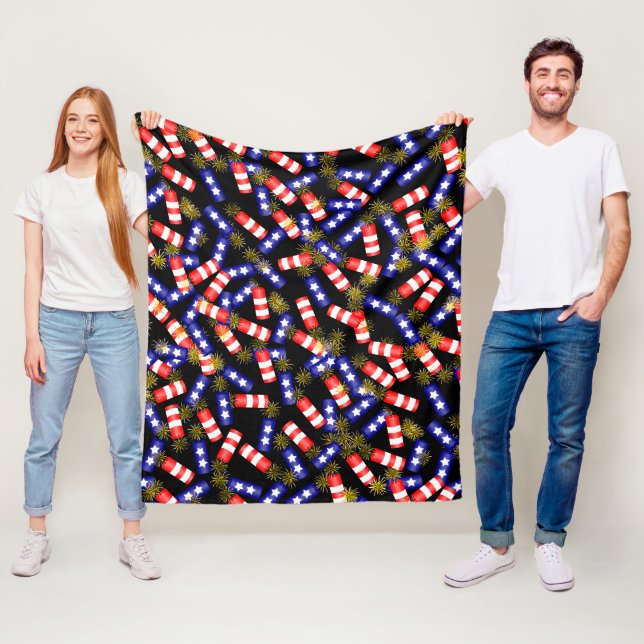 Cobertor De Velo Firecrackers em 4 de julho (In Situ)