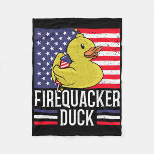 Cobertor De Velo Firequacker Duck 4 De Julho Firecracker Independe