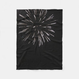 Cobertor De Velo Fireworks Fleece Blanket