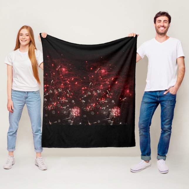 Cobertor De Velo Fireworks Fleece Blanket (In Situ)