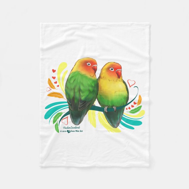 Cobertor De Velo Fischer Lovebird (Frente)