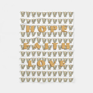 Cobertor De Velo Fita de anjo para sensibilização do Cancer infanti