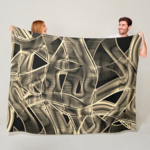 Cobertor De Velo Fitas encurvadas beges, em contraste com a linha g