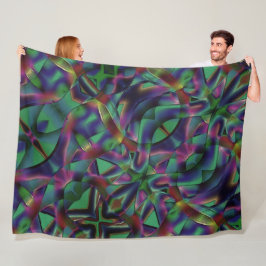 Cobertor De Velo Fitas intertecidas de cor escurecida