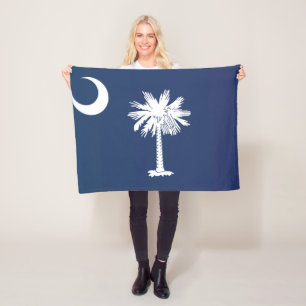 Cobertor De Velo Flag of South Carolina, EUA