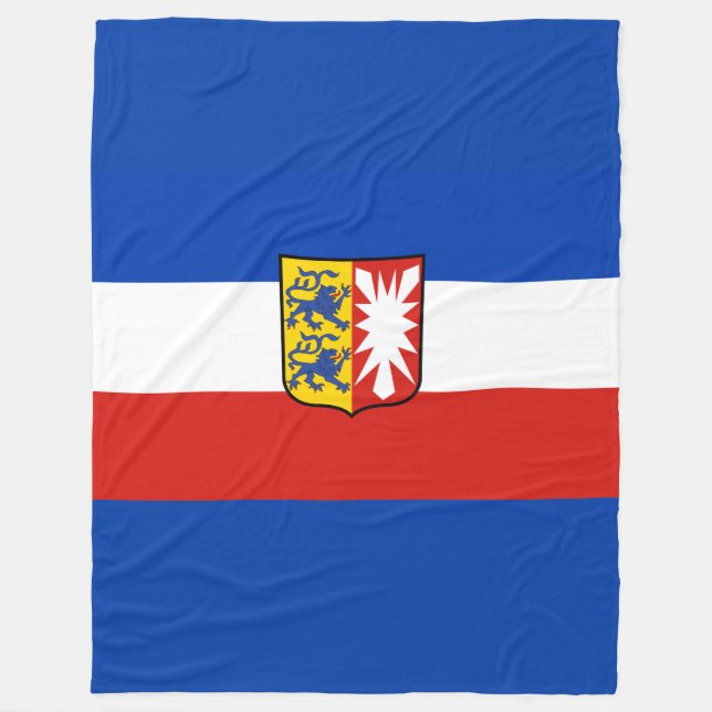 Cobertor De Velo Flag Schleswig-Holstein Fleece Blanket (Frente)