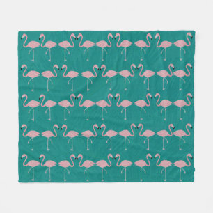 Cobertor De Velo Flamingo Fleece Blanket