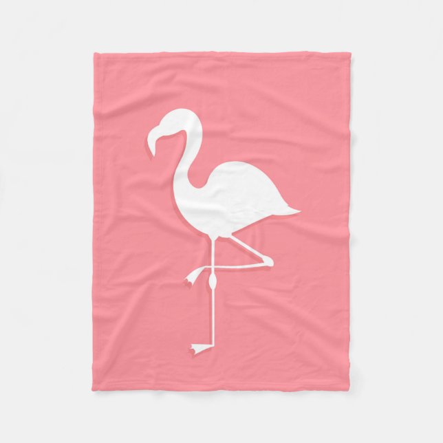 Cobertor De Velo Flamingo Fleece Blanket (Frente)
