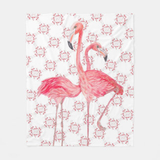 Cobertor De Velo Flamingos cor-de-rosa