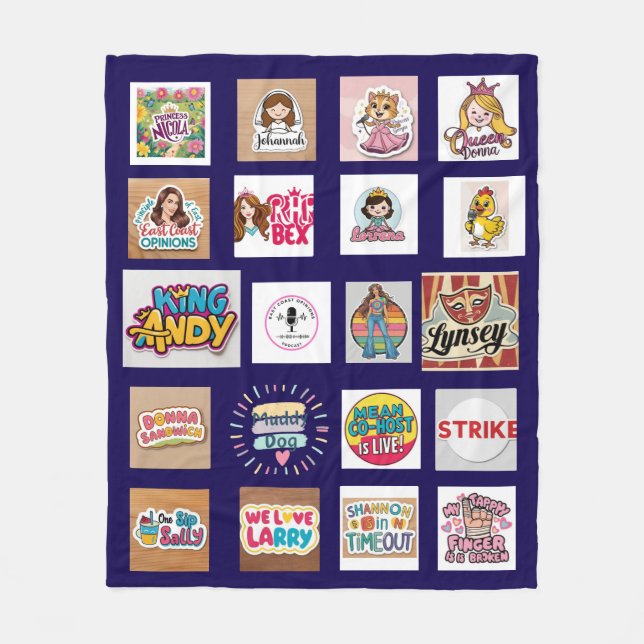 Cobertor De Velo Fleece Blanket (Frente)