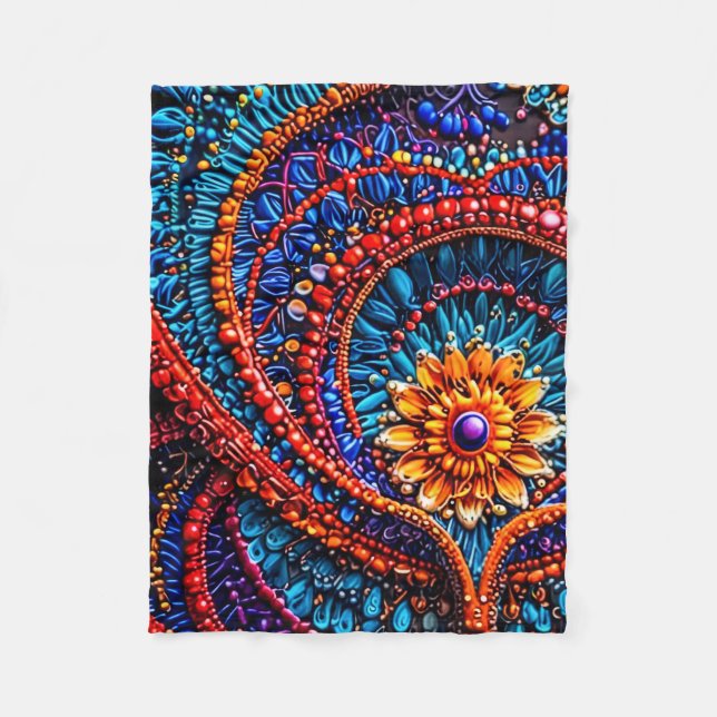 Cobertor De Velo Fleece Blanket (Frente)