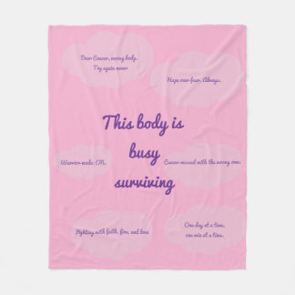 Cobertor De Velo Fleece Blanket