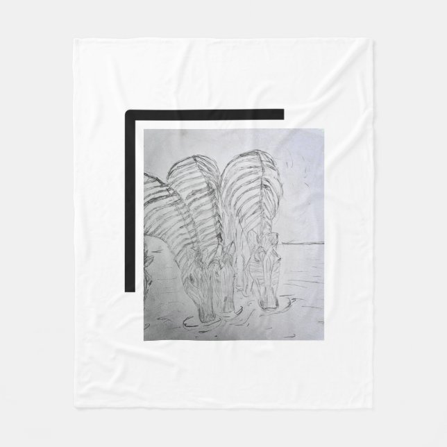 Cobertor De Velo Fleece Blanket (Frente)