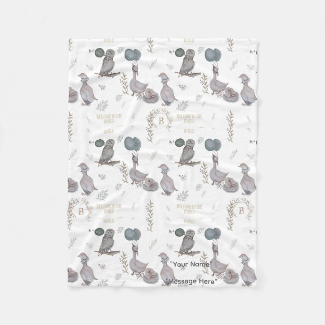 Cobertor De Velo Fleece Blanket (Frente)