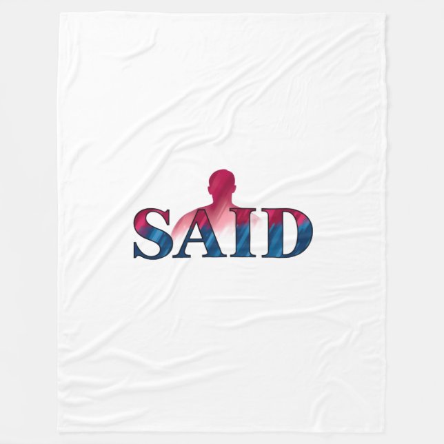 Cobertor De Velo Fleece Blanket (Frente)