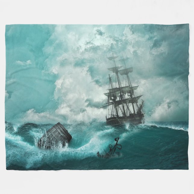 Cobertor De Velo Fleece Blanket (Frente (Horizontal))