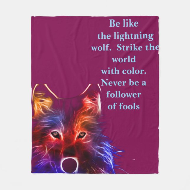 Cobertor De Velo Fleece Blanket (Frente)