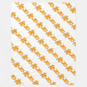 Cobertor De Velo Fleece Blanket/Baby Giraffes
