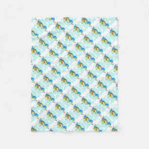 Cobertor De Velo Fleece Blanket/Cavalos-marinhos