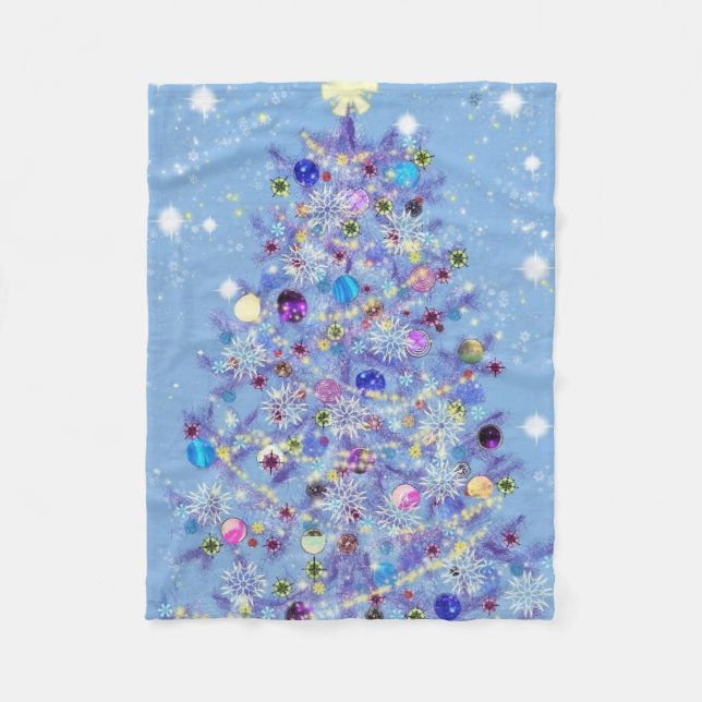 Cobertor De Velo Fleece Blanket de Natal (Frente)