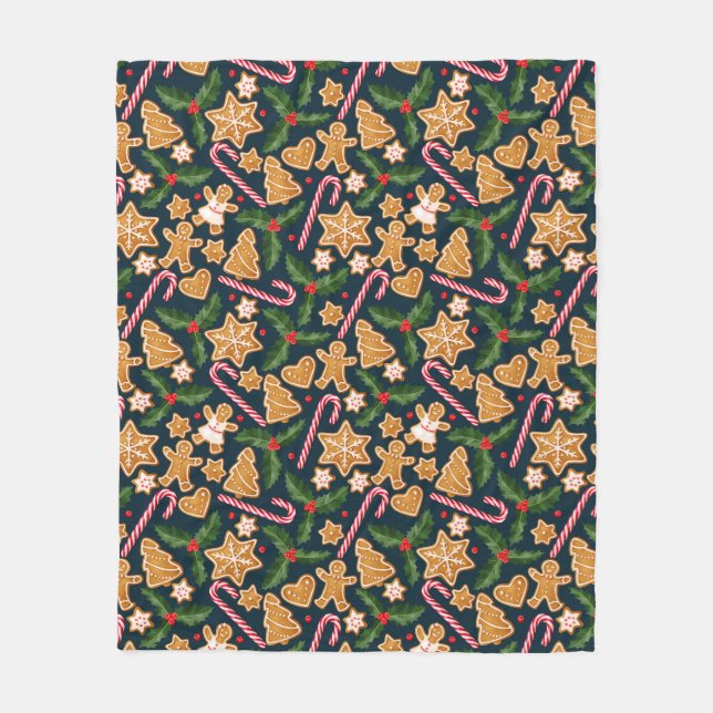 Cobertor De Velo Fleece Blanket de Natal (Frente)