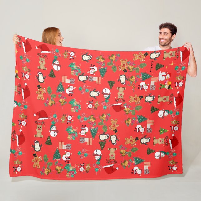 Cobertor De Velo Fleece Blanket de Natal (In Situ)