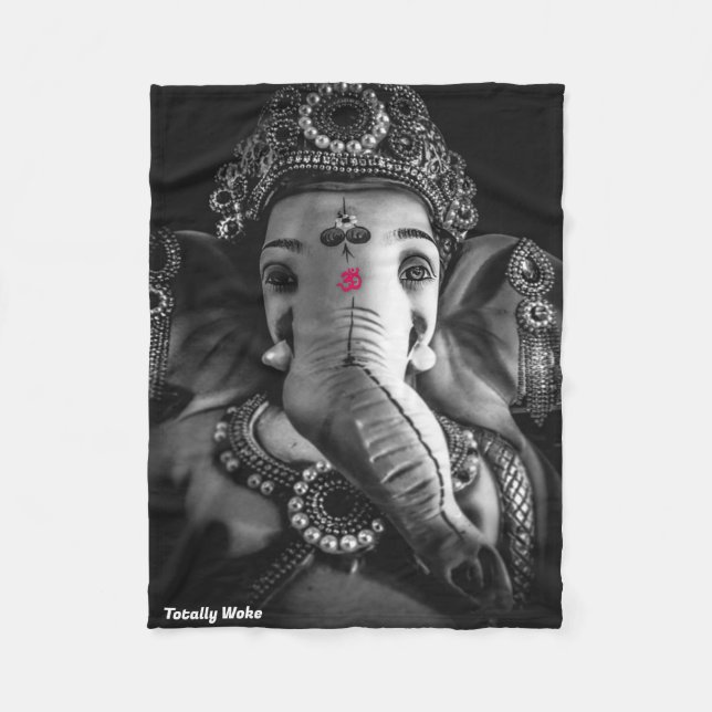 Cobertor De Velo Fleece Blanket | Elefante | decoração doméstica (Frente)