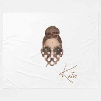 Cobertor De Velo Fleece Blanket, Large 60" x 80" Katie Design
