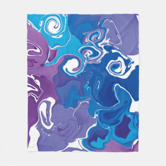 Cobertor De Velo Fleece Blanket Marble style design.