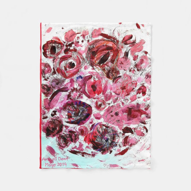 Cobertor De Velo Fleece Blanket PASSIONRED (Frente)