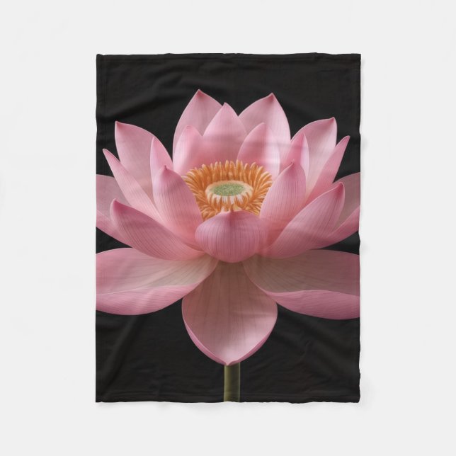 Cobertor De Velo Fleece Blanket (Pink Lotus) (Frente)