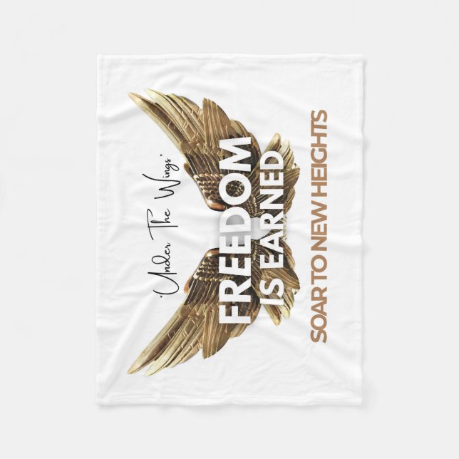 Cobertor De Velo Fleece Blanket(SOAR HIGH) (Frente)