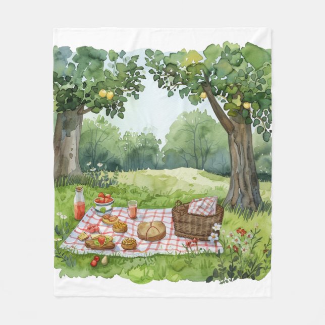 Cobertor De Velo Fleece Picnic Blanket (Frente)