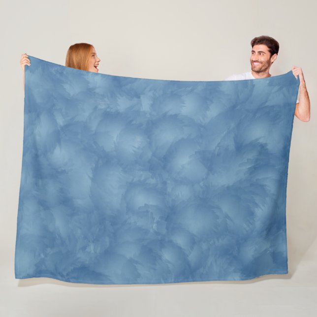 Cobertor De Velo Floffy Blue Flece Blanket (In Situ)