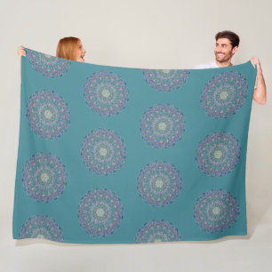 Cobertor De Velo Flor Da Vida - Estilo De Mandala Índia 1