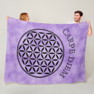 Cobertor De Velo FLOR DA VIDA - Símbolo de Geometria Sagrado cheio