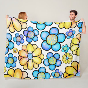 Cobertor De Velo Flor de alimentação 60x80 Fleece em soquete