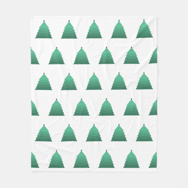 Cobertor De Velo Flor de Árvore de Natal (Frente)