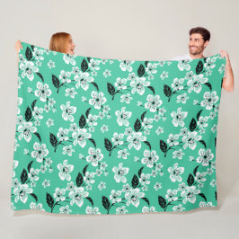 COBERTOR DE VELO FLOR DE CEREJEIRA - SAKURA (MINT)