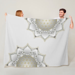 Cobertor De Velo Flor De Vida - Blossomas Mandala 1