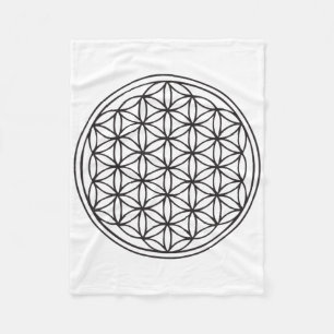 Cobertor De Velo Flor De Vida Geometria Sagrada Yoga Nova Era Clic