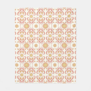 Cobertor De Velo Flor de vintage de fundo. Padrão floral sem costur