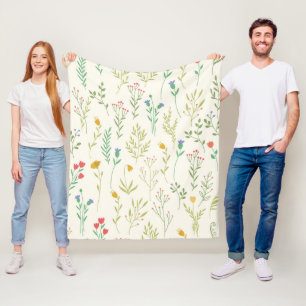Cobertor De Velo Flor Patterno Primavera Floral