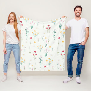 Cobertor De Velo Flor Patterno Primavera Floral