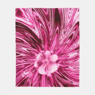 Cobertor De Velo Flor roxa-do-Abstrato