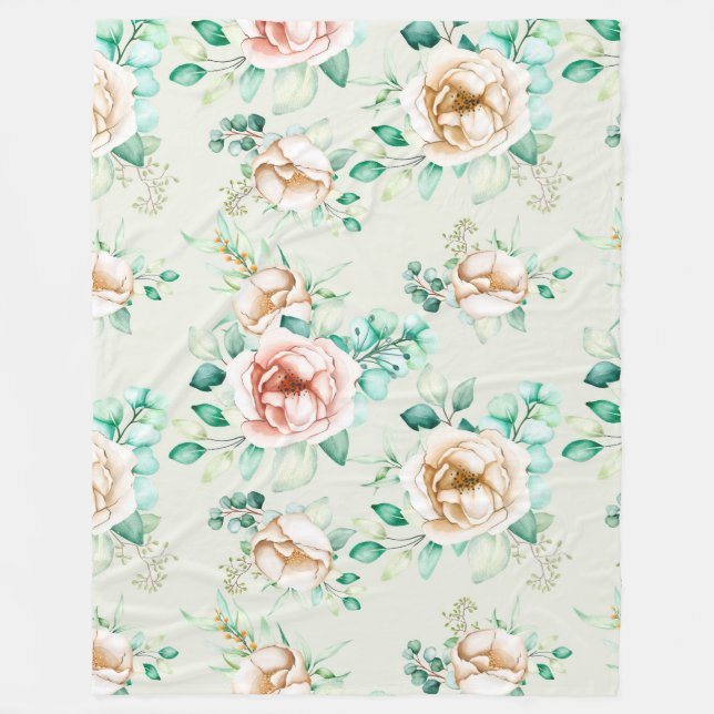 Cobertor De Velo Floral (Frente)