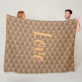 Cobertor De Velo Floral